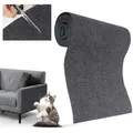 Yokuni Kratzmatte Katze, 200cmx40cm Selbstklebend Kratzteppich Wand Kratzmatte für Katzen Katzenkratzwand Kratzbretter Wand DIY Climbing Cat Scratcher