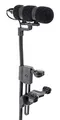 Pronomic SET MCM-100V Clipmikrofon mit Halter (Kondensator Mikrofon, Schwanenhals, Halter für Violine und sonstige Instrumente bis 37 mm Dicke, Phantomspeisung, XLR Adapter, Case) schwarz