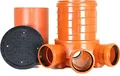 KG Schacht DN 300 - KG Rohr - KG Abwasserschacht DN300 Schachtboden 3x160/1x160