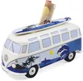 VW Collection T1 Bus Spardose mit Surfbrett, keramik, surf