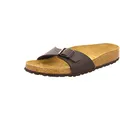 Birkenstock Classic Madrid Birko-Flor, Unisex-Erwachsene Pantoletten, Schwarz (Schwarz), 36 EU