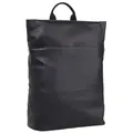 Leonhard Heyden Hamburg Rucksack Leder 46 cm Laptopfach  schwarz