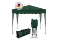 Kronenburg Faltpavillon 3x3 m wasserdicht - Gartenpavillon, Partyzelt stabil, UV-Schutz 50+, mit 0 Seitenteilen, Wetterfester Schutz, Leichter Aufbau, Inklusive Tragetasche & Zubehör