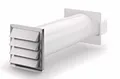 Naber Lüftungsschacht NABER Klima-E flow 150 Mauerkasten, Edelstahl/weiß