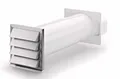 NABER Klima-E flow 150 Mauerkasten, weiß/Edelstahl