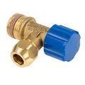 tecuro Eckventil 1/2 Zoll x 3/8 Zoll/Quetschverschraubung Ø 10 mm - DN 10, selbstdichtend, passend zu UP-Spülkasten