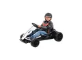 Drift-Kart SX1968, Drift-Scooter Go-Kart 700 Watt, EVA-Weichgummireifen vorne, Bremsautomatik (Weiß)
