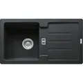 Franke Strata Einbauspüle STG 614-78 Onyx Handbedienung  ab 45cm 114.0303.666