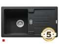 Franke Strata STG 614-78 Onyx Granit-Spüle Schwarz Spültisch Küchenspüle Einbau