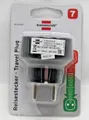 Brennenstuhl Reisestecker Euro Steckdose England Stecker Schwarz 170739