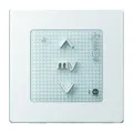 Somfy® Smart Home Funkwandsender smoove origin io pure inkl. Rahmen in verschiedenen Farben. (Smoove Origin io Pure Rahmen)