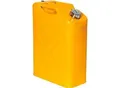 Lager- und Transportkanister, Stahlblech, gelb, 20 l, B 170 x T 340 x H 470 mm, Schraubverschluss, Belüftungsventil