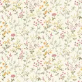 Rasch tesa Selbstklebende Tapete Blumen Daisy - Strukturierte Vliestapete Floral im Landhausstil in Gelb, Rosa und Grün - Einfaches Anbringen, Ohne Kleister - 6,00m x 0,53m