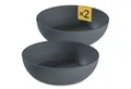 Piupet Futternapf Futternapf und Wassernapf für Hunde I Spülmaschinenfest I 1 - 1,6L, 50% Bambus, 50% PP, spülmaschinenfest, rutschfeste Unterseite