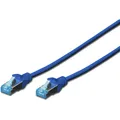Digitus CAT 5e SF-UTP Patchkabel PVC AWG 26/7 Länge 1 m Farbe Blau (SF/UTP, CAT5e, 1 m) (DK-1532-010/B)