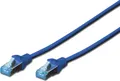 DIGITUS Patchkabel DIGITUS RJ45 SF/UTP Cat5e 1,00m blau