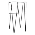Mica Decorations Blom Pflanzenständer - L30 x B30 x H50 cm - Metall - Schwarz