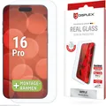 Displex Real Glass, 2D Panzerglas (1 Stk., Apple iPhone 16 Pro) (01995)