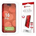 DISPLEX Real Glass Transparent Displayschutzglas 10H für iPhone 16 Pro NEU