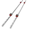 VEVOR HSR15-1500mm Linearführung Linear 15mm Linearführungsschiene Schleifen 2 pcs
