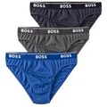 BOSS Slip (Packung, 3er-Pack) mit Logo Webbund blau XXL