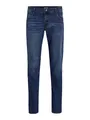 JACK & JONES Herren Slim Fit Jeans Glenn Skinny Tapered JJI Glenn ORIGINAL AM, Farben:Dunkelblau, Größe Jeans:32W / 32L