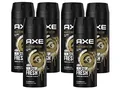 6 x Axe Gold Temptation Gold Amber 48H Non Stop Fresh Deodorant (6x150ml)