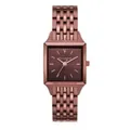 PAUL VALENTINE Damen Armbanduhr Vindemia Coffee Gehäuse 23 x 35mm 316L Edelstahl