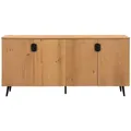 Vente-Unique Sideboard, Natur, Holz, Uni, 160x76x40 cm, Esszimmer, Anrichten