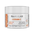 RevitaLAB Hyaluron Anti-Ageing Tages- und Nachtcreme, angereichert mit den Vitaminen C, Jojoba-Öl und UV-Filtern, für Alter zwischen 40 und 55, 50 ml