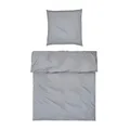 Möve Luxury Bettwäsche-Set 135x200 cm + 80x80 cm aus 100% Baumwolle, Grey