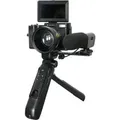 AGFA Photo Vlogging-Set: Kamera VLG-4K mit Weitwinkelobjektiv, Powerbank-Stativ, Fernbedienung und Mikrofon (VLG4KDIG)