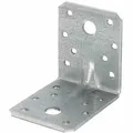 Winkelverbinder mit Steg 70x55x2,5 Bauwinkel Holzverbinder Lochplatten Bau TOP