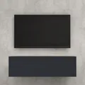 doporro TV Lowboard hängend Fernsehschrank Wohnzimmer | TV-Schrank hängend Fernsehtisch Hängeschrank 100cm Fernsehschrank02