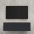 doporro TV Lowboard hängend Fernsehschrank Wohnzimmer | TV-Schrank hängend Fernsehtisch Hängeschrank 100cm Fernsehschrank02