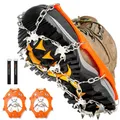 Steigeisen Grödel 19 Zähne Edelstahl Schuhspikes Wandern Trekking