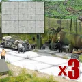 Concrete Slabs (Busch 7412) - 3 X 2 Realistic Oo / Ho Decor Sheets