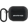 Mercedes AMG AMAP2SLWK AirPods Pro 2 cover czarny/black Leather White Logo (Kopfhörer Hülle) (AMG00065-0)