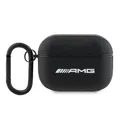 AMG AMAP2SLWK Hülle für AirPods Pro 2 Cover Schwarz Leather White Logo