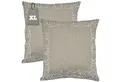 Marrakesch Orient & Mediterran Interior Zierkissen 2er Set Kissenbezug Handgefertigt Frisia Weiss 50x50cm, Boho Deko, (2 St)