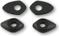 HIGHSIDER smart Montageplatten Indy Spacer Schwarz Für diverse passend für DUCATI