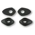 HIGHSIDER smart Montageplatten Indy Spacer schwarz für diverse Ducati, schwarz
