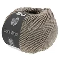LANA GROSSA Cool Wool Melange | Extrafeine Merinowolle waschmaschinenfest und filzfrei | Handstrickgarn aus 100% Schurwolle (Merino extrafein) | 50g Wolle zum Stricken & Häkeln | 160m Garn FB 1421