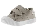 victoria Sneaker Unisex 1915 Canvas & Doppel-Klettverschluss & Verstärkte Spitze 136606 für Kinder BEIGE 30