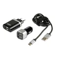 Kit 3 in 1 USB Typ-C - Fast Charge - 12/24V + 230V