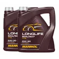MANNOL 7715 SAE 5W-30 Longlife Motoröl VW 504.00/507.00, MB 229.51, 2x4 Liter