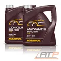 MANNOL 2x 4 L LITER LONGLIFE 504/507 5W-30 MOTOR-ÖL MOTOREN-ÖL