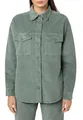 Eight 2 Nine Damen Cord Hemdjacke – Lässige Cordjacke mit Knopfleiste middle-green M