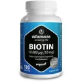 Biotin 10 mg hochdosiert vegan Tabletten 180 St