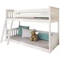 Kids Collective Etagenbett, Weiß, Holz, Kiefer, 90x200 cm, Kinder- & Jugendzimmer, Kindermöbel, Kinderbetten, Etagenbetten